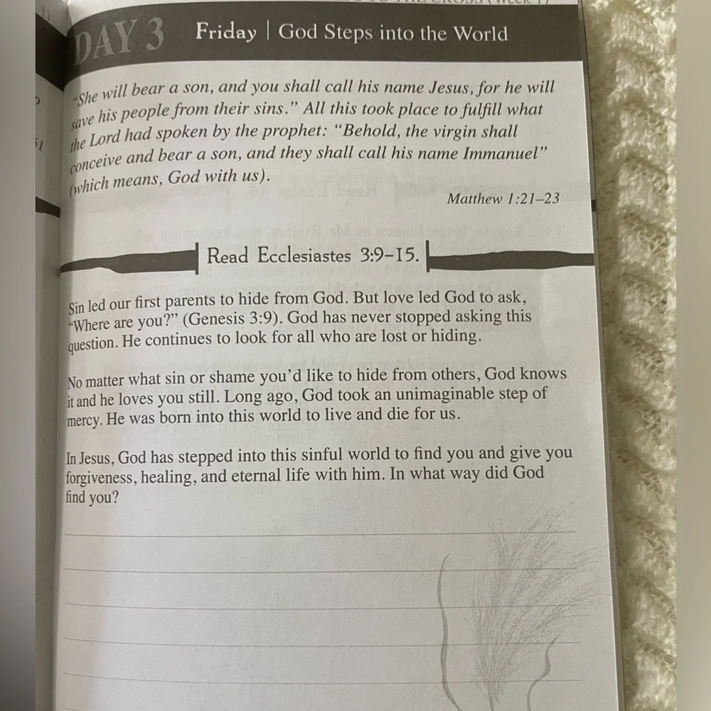 In His Steps Devotional Prayer Journal